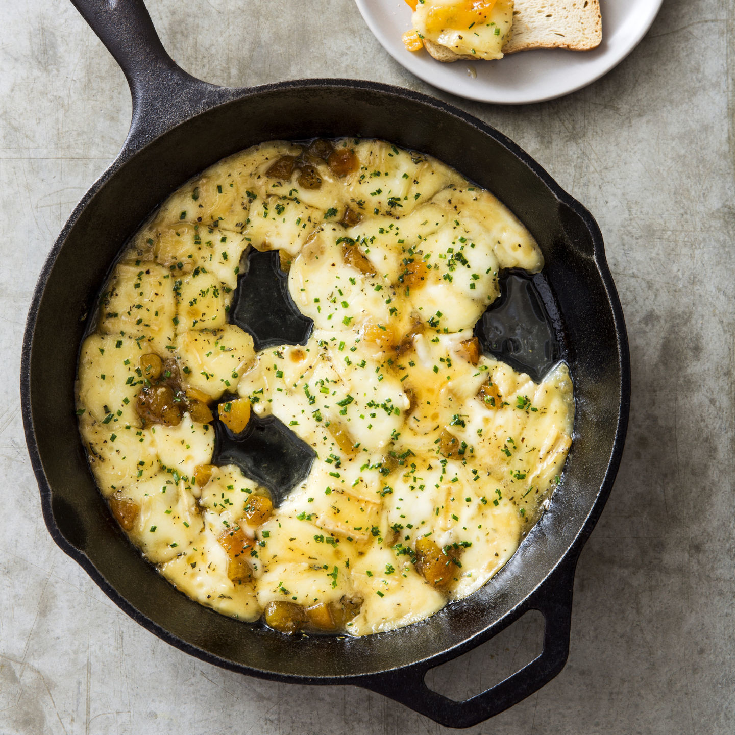 Food Column ATK Baked Brie with Honeyed Apricots